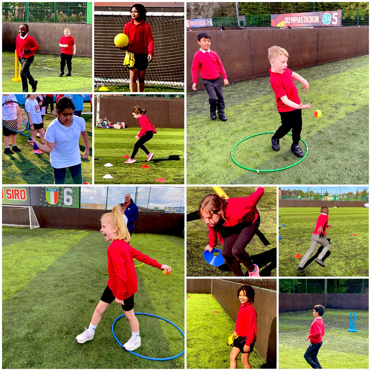 GHSKnighton's tweet photo. 🌟Yr’s 3 and 4 @knightontmet had a fantastic morning taking part in The Welcome Back To School Games with @InspireTogeth3r at the Goals centre. Thank you to all the young leaders who ran the sessions, you did a great job and all the children had lots of fun! 👏👍 #schoolgames https://t.co/ycxAdQLSEU
