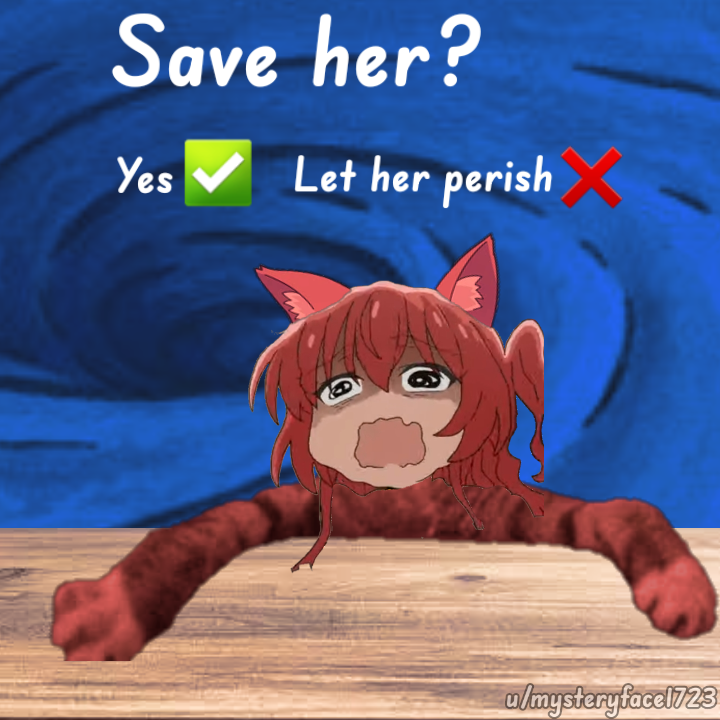 CreamIce_Cone's tweet photo. Save the Kitcat? Yes, or let her perish?

#BocchiTheRock #IkuyoKita #ぼっち・ざ・ろっく #喜多郁代 https://t.co/kfoLIHd5m5