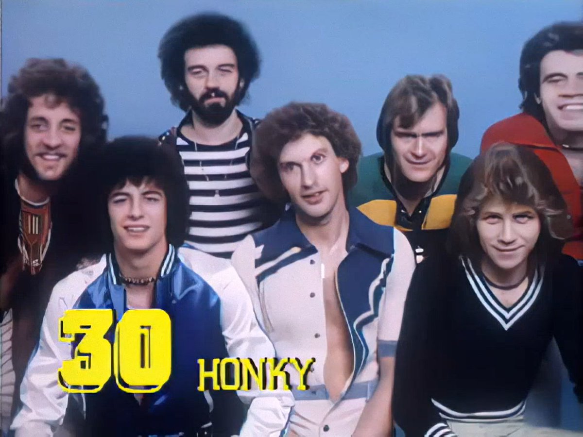 Honky (09/06/1977) This is the point at which I remind you that these are all real, none of them are made up, and I've not accidentally taken any pictures from a parody video on YouTube. #TOTP