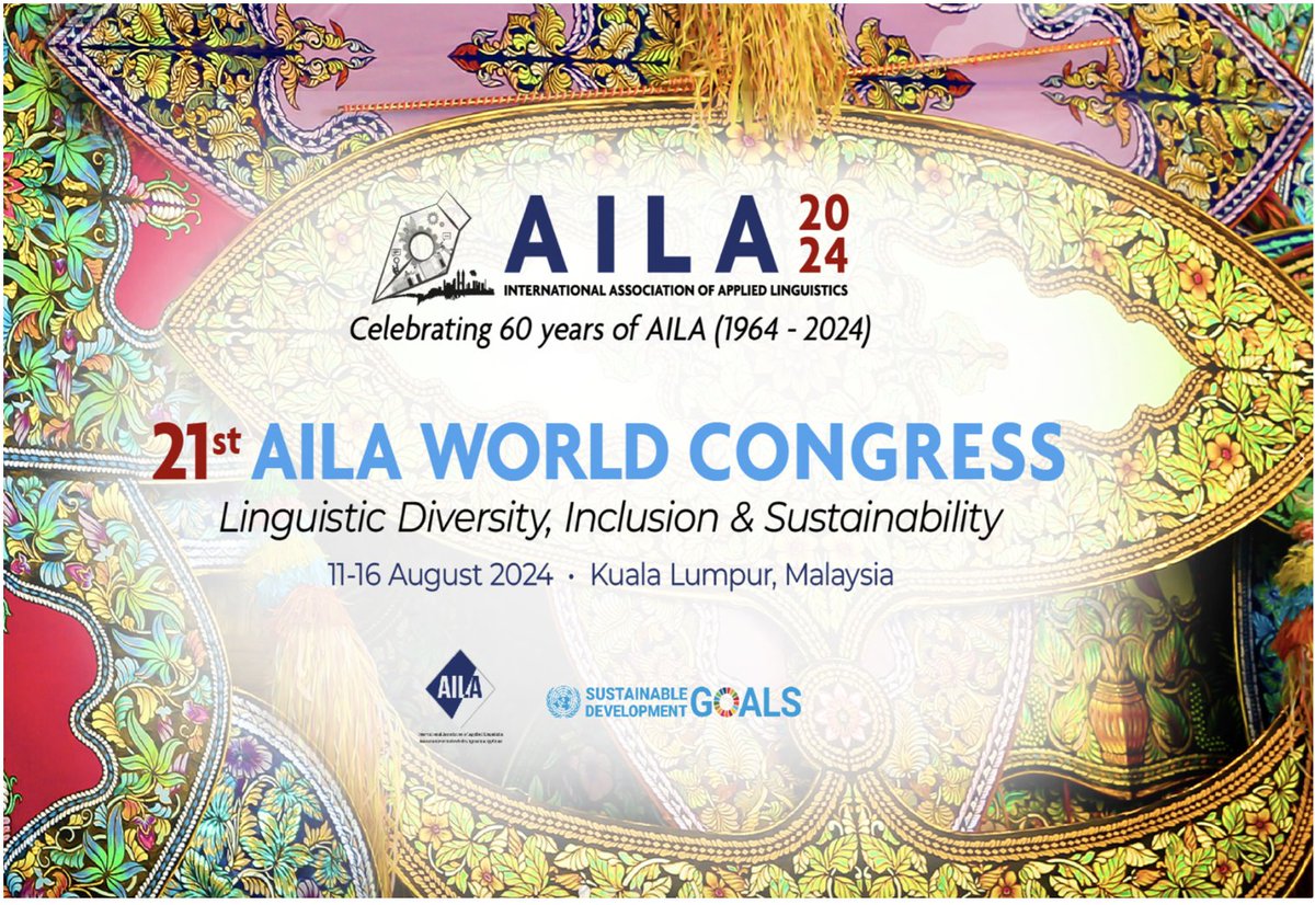 ALLTGulf's tweet photo. ALLT
Public📷
the abstract submission deadline for AILA 2024 is only one week away. 
Conference dates: Aug 11-16, 2024, 
Location: Kuala Lumpur Convention Centre, Malaysia.
Conference website: https://t.co/L5KaxkeDt2.
To submit your abstract click on:
https://t.co/Xm6qrfcmHo. https://t.co/BRjf0V1Alr