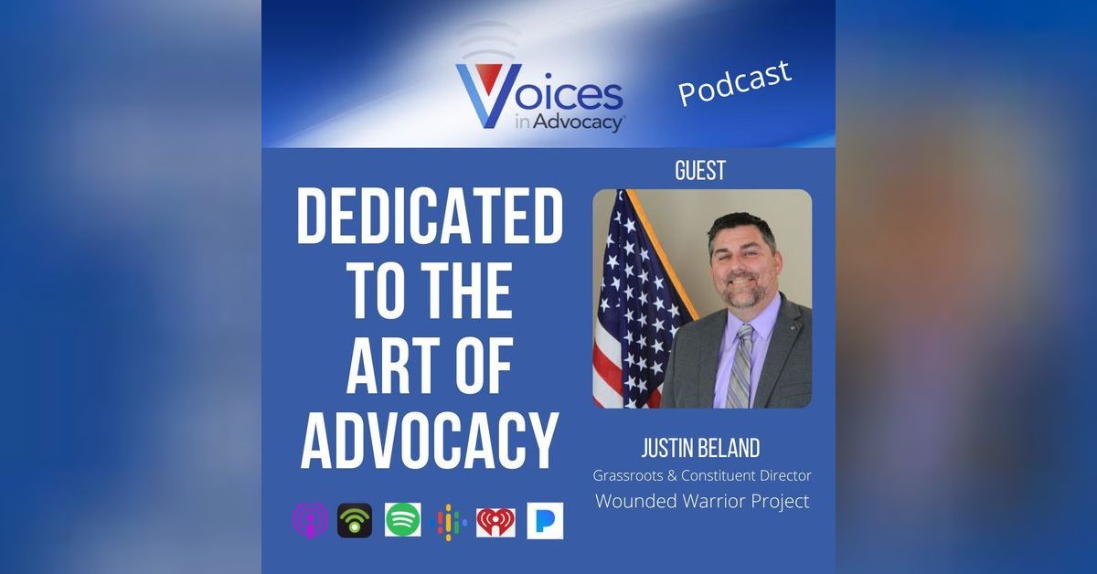 This episode of the Voices In Advocacy podcast speaks with the grassroots and constituent advocate behind the well-known organization whose mission is to honor and empower wounded warriors. 

@wwp  #20YearsofWWP #advocacy #advocacypodcast #Podcasts 
zurl.co/8YGV
