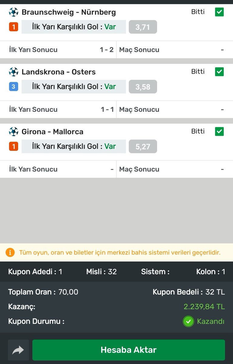 Kimse kusura bakmasın da bu işi az çok biliyozz babbaa
#iddaa
#HeyecanMahallede