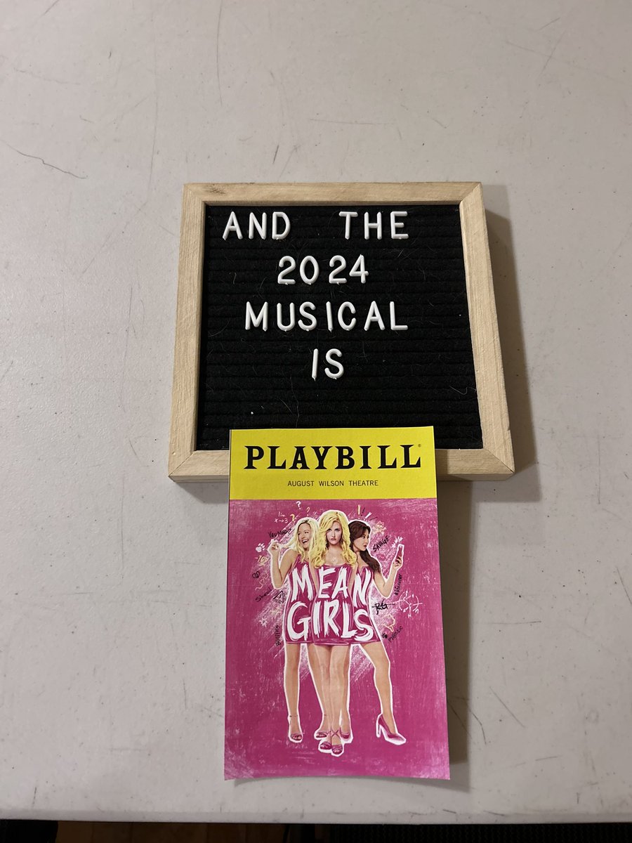 Last night was our 6th Bi-Annual Musical Reveal Party!! The 2024 MRHS Musical is … MEAN GIRLS!!!!! #ThanksToYouHalifax #sofetch <a href="/MRHSMustangs/">MRHS</a>