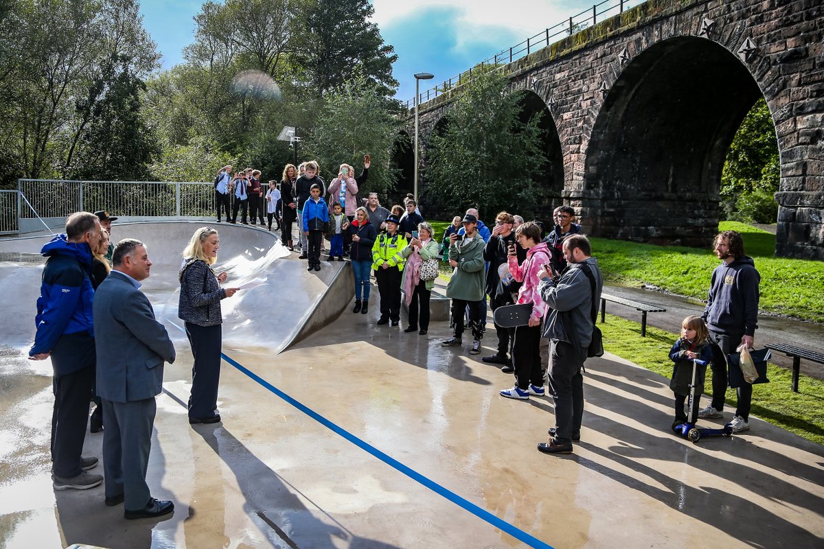 The long-awaited Sheeran Skatepark is now officially OPEN! 🛹

Thanks to everyone who attended, Mayor Cllr Jane Thomas and our team's hard work. This fantastic facility is ready for all skateboard enthusiasts to enjoy.
Grab your boards and head over for an epic session! 😎