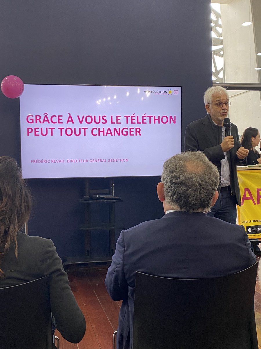 OMS16Paris (@oms16e) on Twitter photo 👋 Lancement du Téléthon parisien 2023 au <a href="/stadefrancaisSF/">Stade Francais</a>
Les 8 et 9 décembre prochains, rejoignez-nous pour cette 37eme édition 💪
➡️ Le défi cette année : #muscletontelethon
<a href="/mairiedu16/">Mairie du XVIe</a> <a href="/si16village/">Le SI16</a>
#telethon #maladiesrares #solidarite #paris16 👋 Lancement du Téléthon parisien 2023 au <a href="/stadefrancaisSF/">Stade Francais</a>
Les 8 et 9 décembre prochains, rejoignez-nous pour cette 37eme édition 💪
➡️ Le défi cette année : #muscletontelethon
<a href="/mairiedu16/">Mairie du XVIe</a> <a href="/si16village/">Le SI16</a>
#telethon #maladiesrares #solidarite #paris16