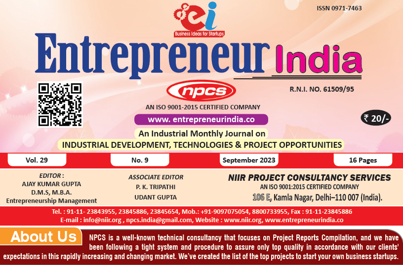 𝐒𝐞𝐩𝐭𝐞𝐦𝐛𝐞𝐫 𝟐𝟎𝟐𝟑 𝐄𝐧𝐭𝐫𝐞𝐩𝐫𝐞𝐧𝐞𝐮𝐫 𝐈𝐧𝐝𝐢𝐚 𝐌𝐨𝐧𝐭𝐡𝐥𝐲 𝐌𝐚𝐠𝐚𝐳𝐢𝐧𝐞
entrepreneurindia.co/blog-descripti…… #Entrepreneurindiamonthlymagazine, #Entrepreneurindia, #Startupbusinessideas, #Startyourownindustry, #Npcs, #Businessconsultant, #Businessplan