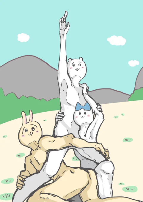 #過去に伸びた1枚を載せてまた伸びるのかチャレンジ ちいかわ 