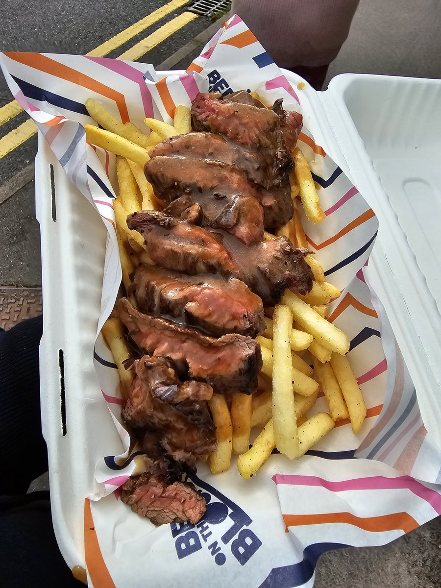Treated mom to <a href="/BEEFONTHEBLOCK/">BEEF ON THE BLOCK</a> today!