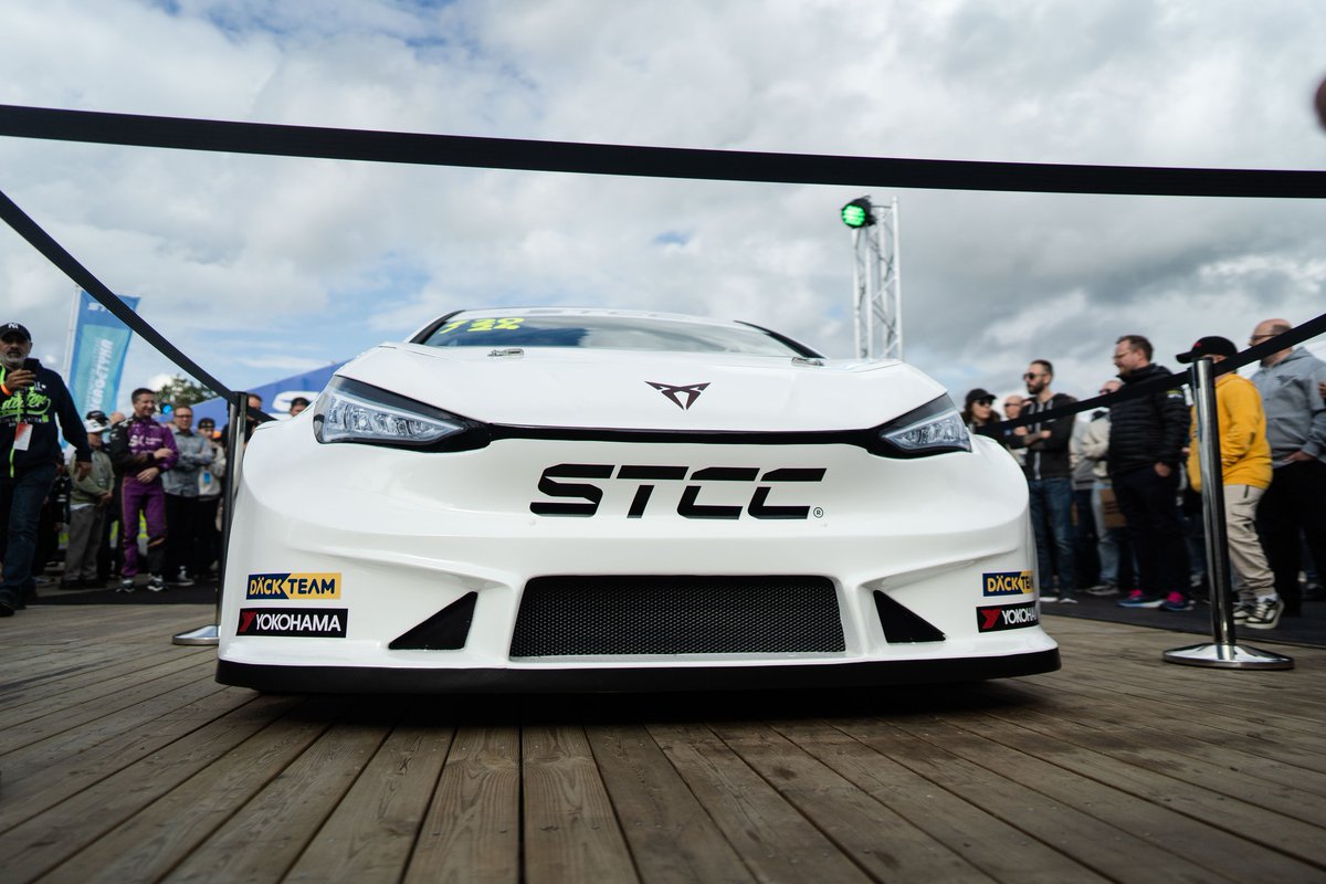 PwrGroup's tweet photo. The all-new #CUPRA ⚡️ #Born racer for the #2024STCC has been unveiled in front of a big crowd at Mantorp! 🤩
Learn more 👉 https://t.co/YmPcW0X9pq

#Skekraft #SkellefteaKraft #PWRGroup #PWRGRP #PWRCUPRASweden https://t.co/O9mr0WaIoO