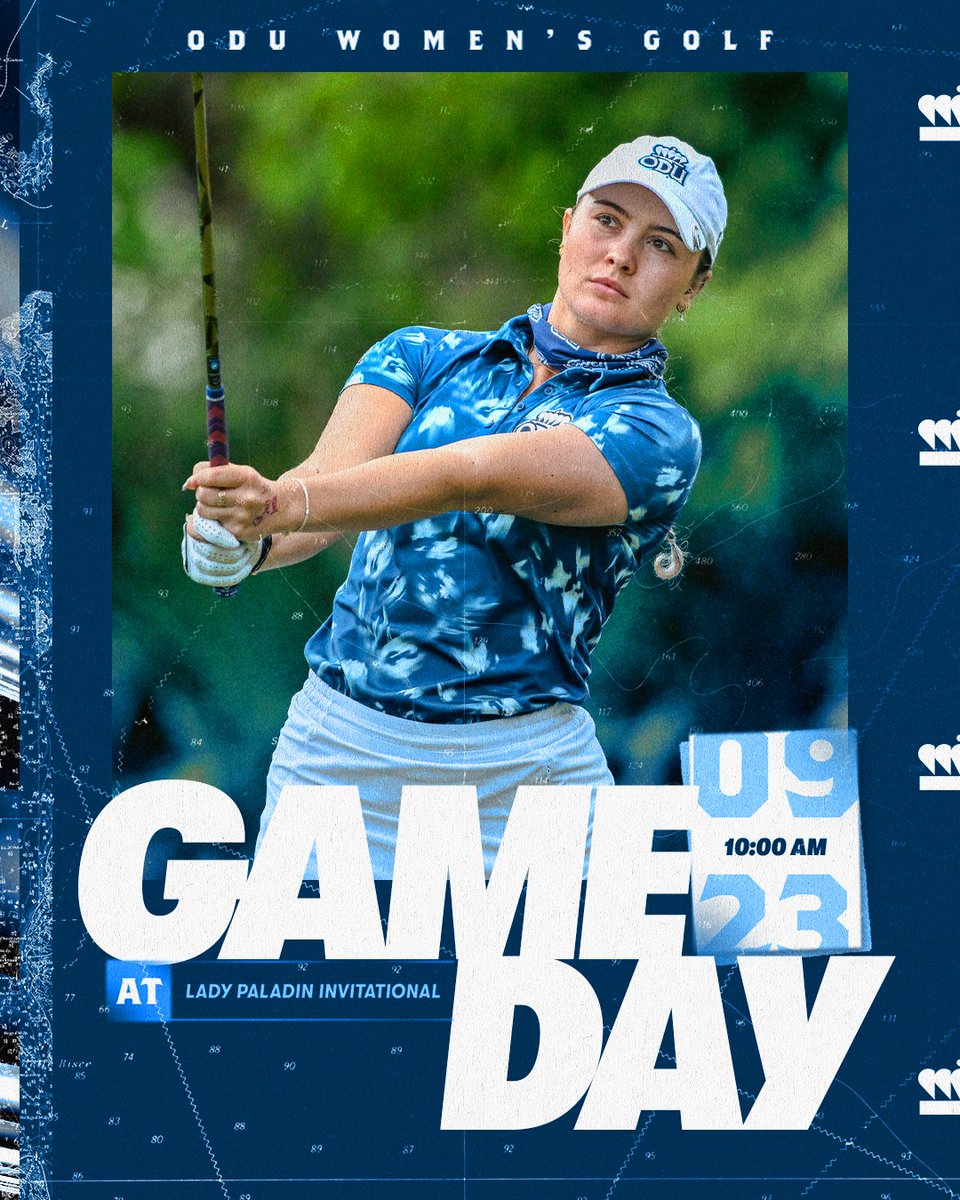 ODUWGolf's tweet photo. It's Day 2 of the Lady Paladin Invitational. The Monarchs will tee off from holes 8-11 this morning.

⛳ | Furman University Golf Course
📍 | Greenville, S.C.
📊 | https://t.co/Sl0NpY4giK

#ODUSports | #ReignOn | #Monarchs https://t.co/mKfECpXpeh