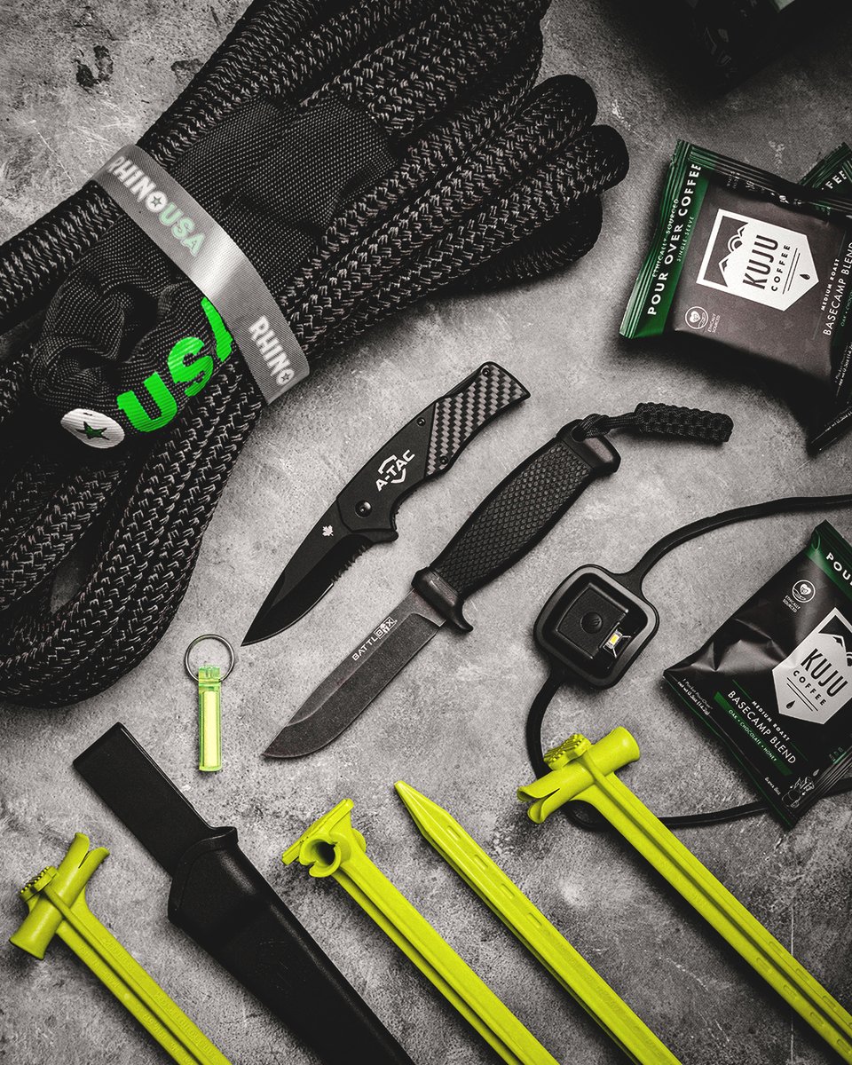 battlbox's tweet photo. Ready to step outside?
#battlbox #rhinousa #atacblades #kujucoffee #gearaid #panthervision #outdoor #gear #camping https://t.co/oUg0kUPKk6