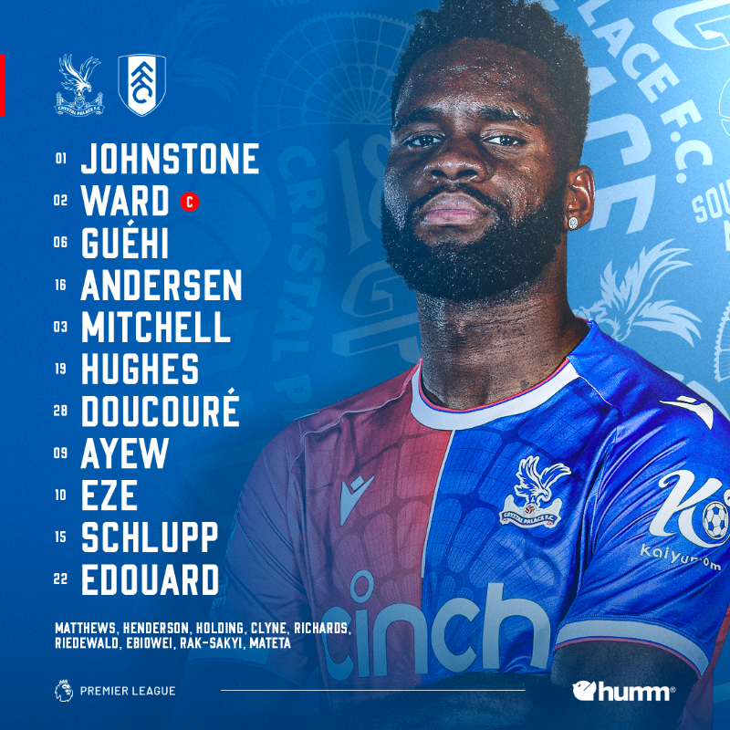 CPFC's tweet photo. In the Palace corner 💪

#CRYFUL | @shophumm