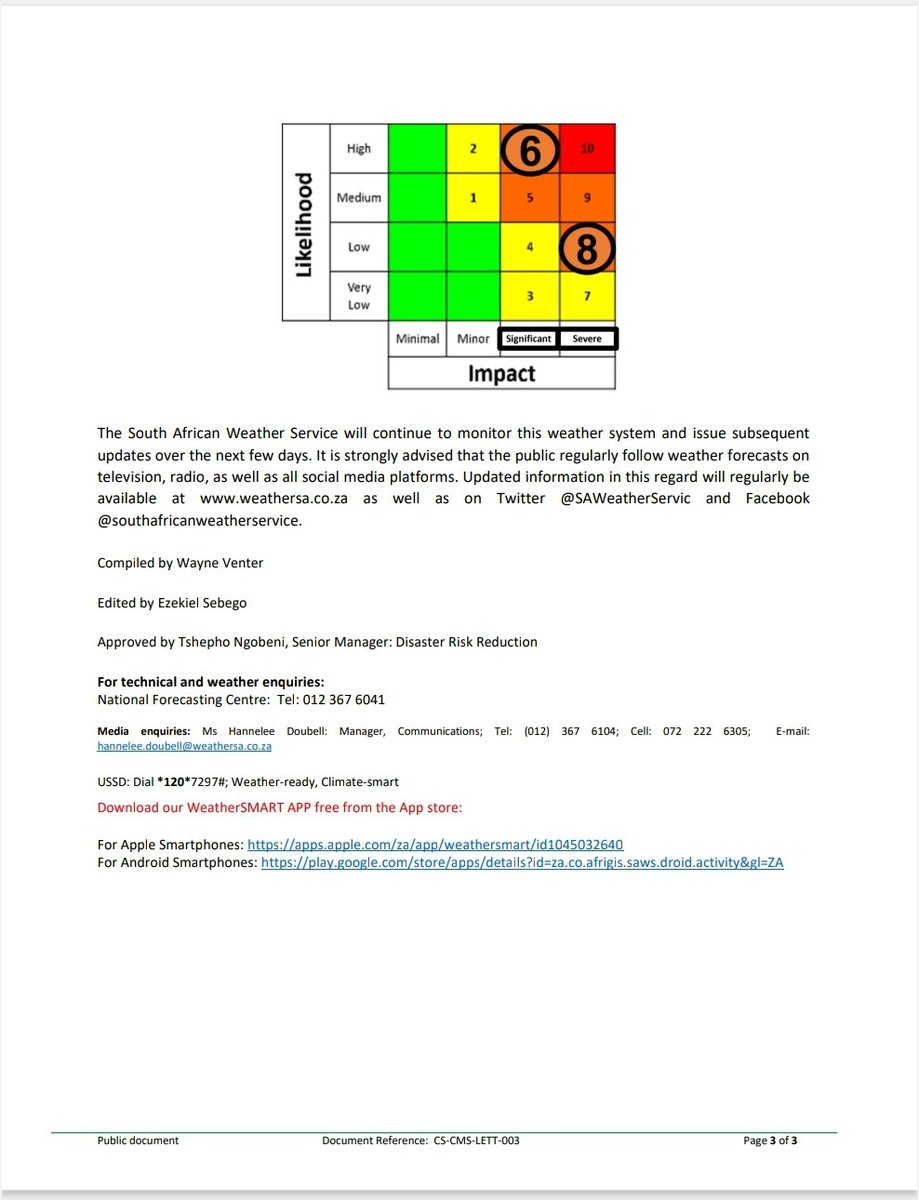 ⚠️Latest Media Release Update⚠️ Widespread flooding and damaging winds over the Cape Provinces this long weekend as an intense Cut-off low moves over South Africa (23-26 September 2023).