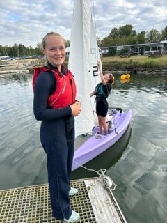 stcatsbramley's tweet photo. Sailing Club fun! Our girls enthusiastically took to the water to master several essential sailing manoeuvers. The girls hope there will be windier conditions next week to be able to put their new skills into practice. 
#believeachievesucceed #surreyparents
#guildfordschools https://t.co/r49LnW4Vvh