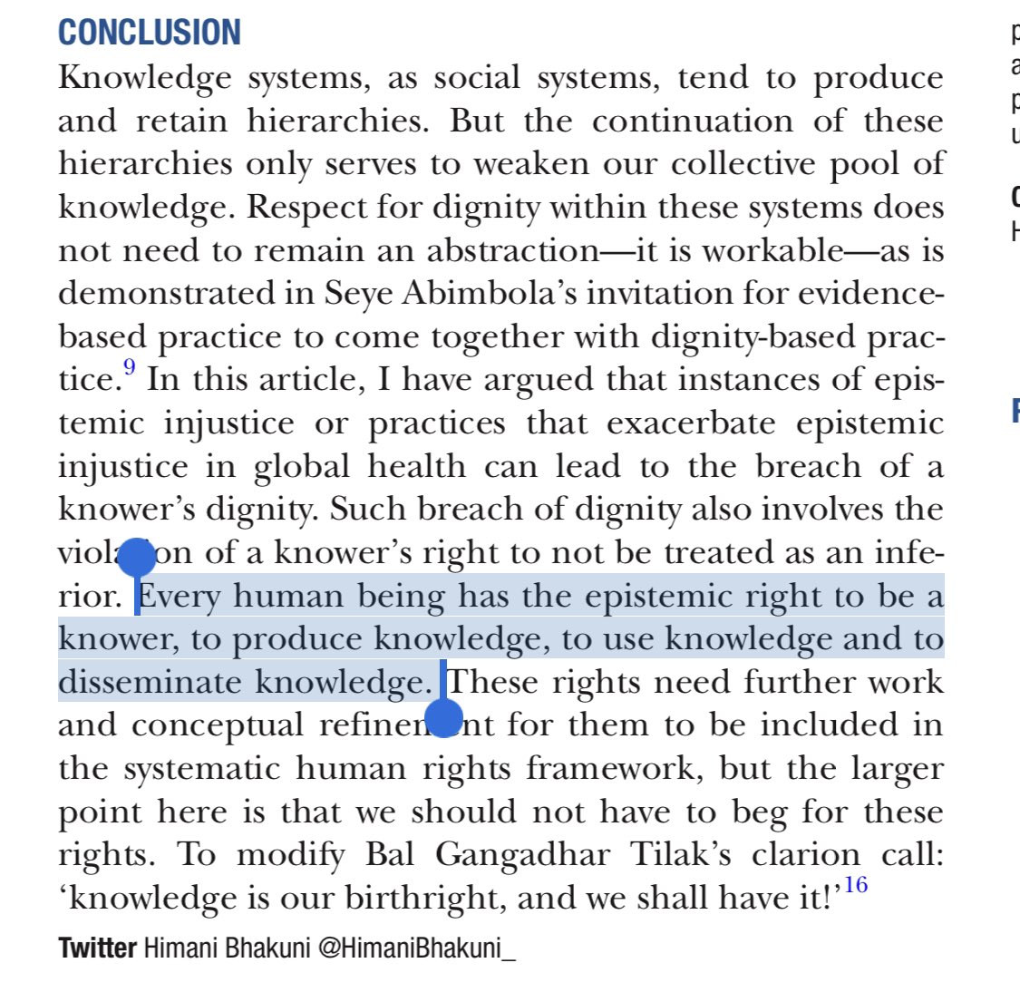 Sridhar Venkatapuram MSc MPhil PhD MFPH(Hon) FRSA (@sridhartweet) on Twitter photo Everyone in global health should read this. Pass it on.
It is clear, bold, and action guiding.
Philosopher at work.
Many thanks <a href="/HimaniBhakuni_/">Himani Bhakuni</a> 🙏🏽 Everyone in global health should read this. Pass it on.
It is clear, bold, and action guiding.
Philosopher at work.
Many thanks <a href="/HimaniBhakuni_/">Himani Bhakuni</a> 🙏🏽