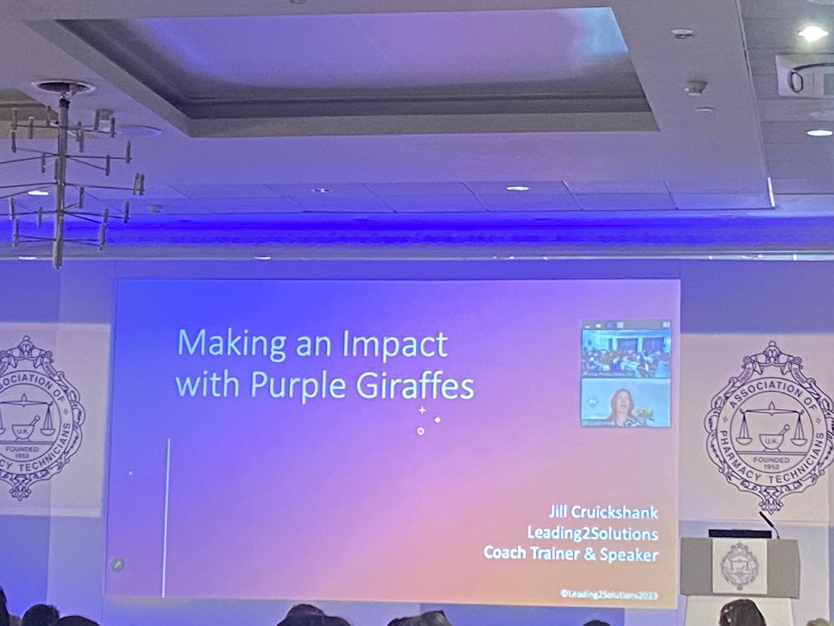 emilymc44615948's tweet photo. “just” a pharmacy technician!… I am proud to be “A” #pharmacytechnician ! 
Jill’s encouraging and heartfelt reminder on value so we can make a positive impact on ourselves and our profession 

#purplegiraffes #aptuk1 #APTUK2023  #makinganimpact #pharmacytechnicians https://t.co/9diEg5Cvx8