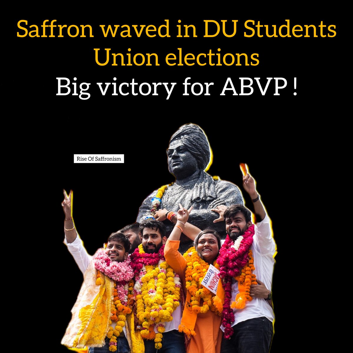 ABVP sweeping DUSU elections 🔥

#DUSUElection2023 #Delhi #DelhiUniversity #Bharat #ABVP