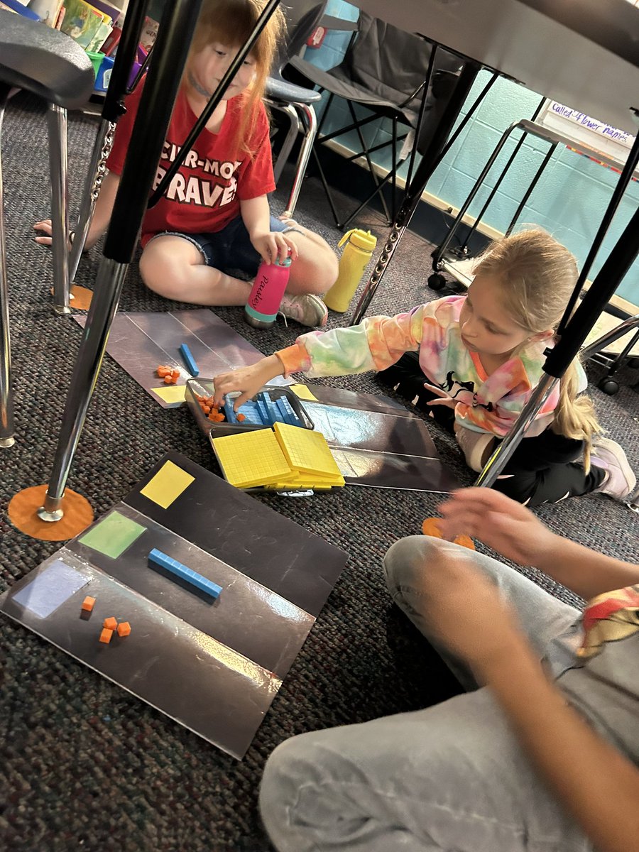 JamieG6708's tweet photo. My 2nd graders are learning all about place value! As we prepare for decomposing number next week, we are learning through a hands-on game that teaches the value of the digits depending on their position in the PV Chart. https://t.co/ItjhGxOgRZ