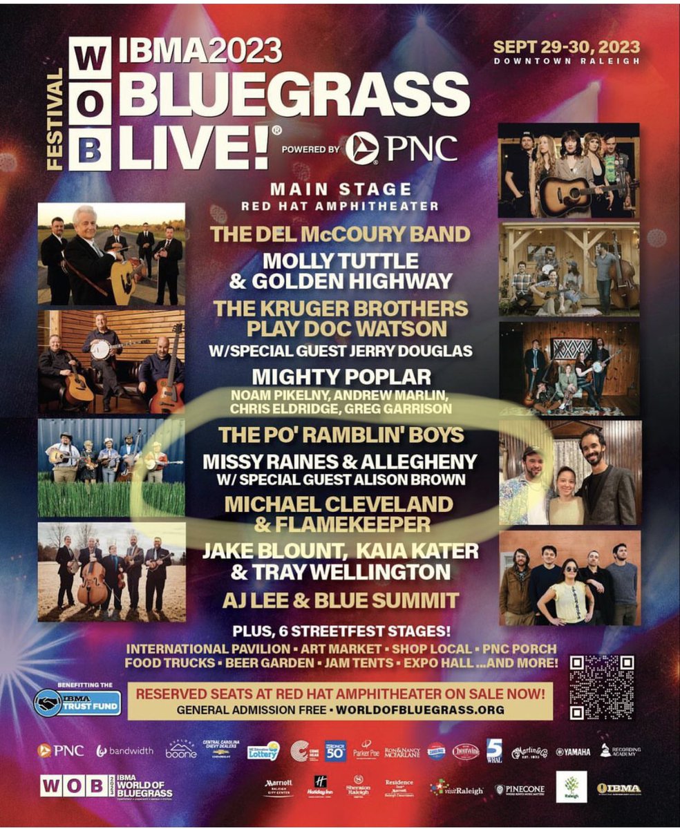 Already getting ready for next week in #Raleigh for World of Bluegrass, lots to do and the cherry on top will be when we hit this stage @IntlBluegrass #wob2023 @RedHatAmp