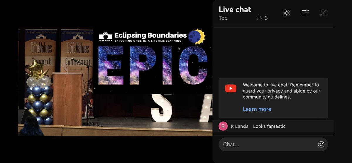 EPIC Saturday is about to start.  Join us!<a href="/SAISD/">San Antonio ISD</a>org_lrn @SAISD @PattiSalzmann