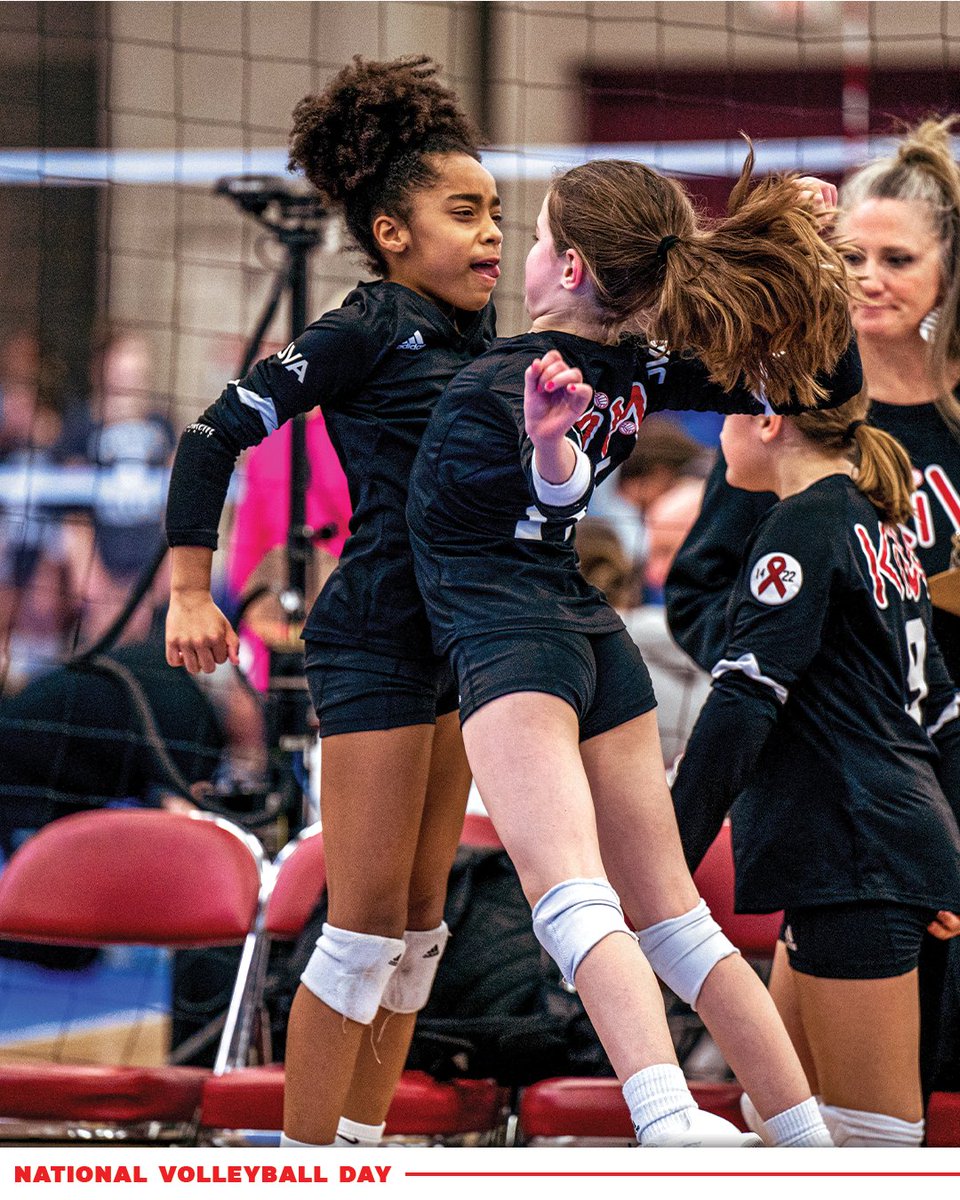 KIVAVB's tweet image. IT'S THE BEST DAY OF THE YEAR! 
Happy National Volleyball Day to our Kiva Fam. WE ARE SO PROUD ♥️ 
#KIVAPROUD