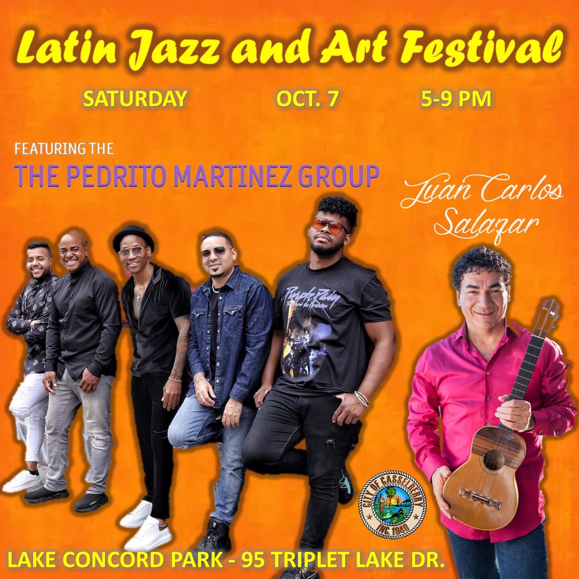 Amigos de la Florida Central, los invito para el “Latín Jazz and Art Festival” organizado por la Ciudad de Casselberry, en el cual participaré representando a Venezuela.  La vamos a pasar muy bien! <a href="/VenezolanosMCO/">VenezolanosEnOrlando VEO</a>