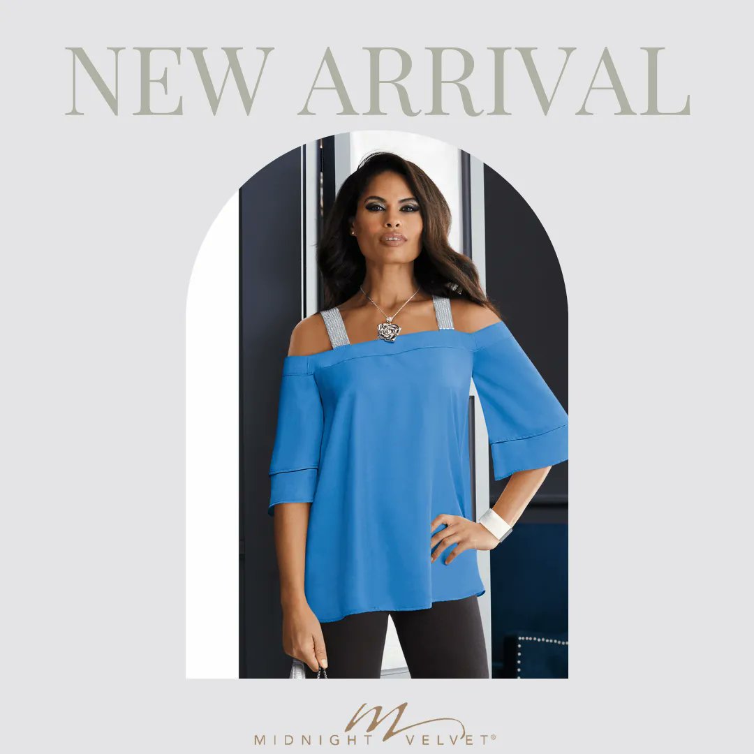 ShopMV's tweet image. Say hello to our latest arrival – the flowy, off-the-shoulder top with sequin embellished shoulder straps and relaxed-fit tiered sleeves! Shop Now buff.ly/45Q4Q8O
