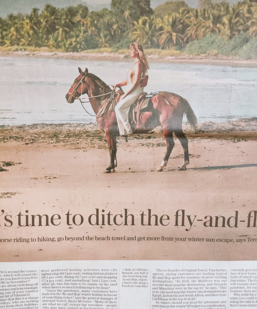 From Costa Rica to the Coachella Valley; Lake Wakatipu to La Gomera... it's time to plan that winter escape. Inspiration in today's cover story @TelegraphTravel #travel #traveltips #ideas