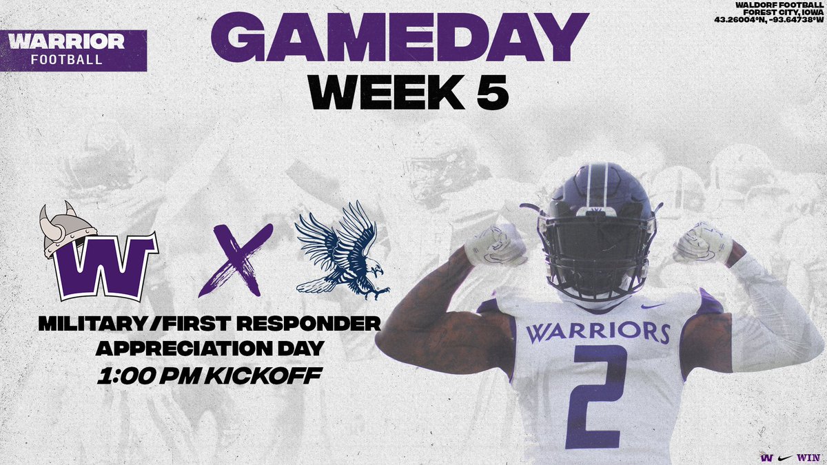 Going to need Warrior Nation loud and proud today! GAMEDAY😤 #WIN