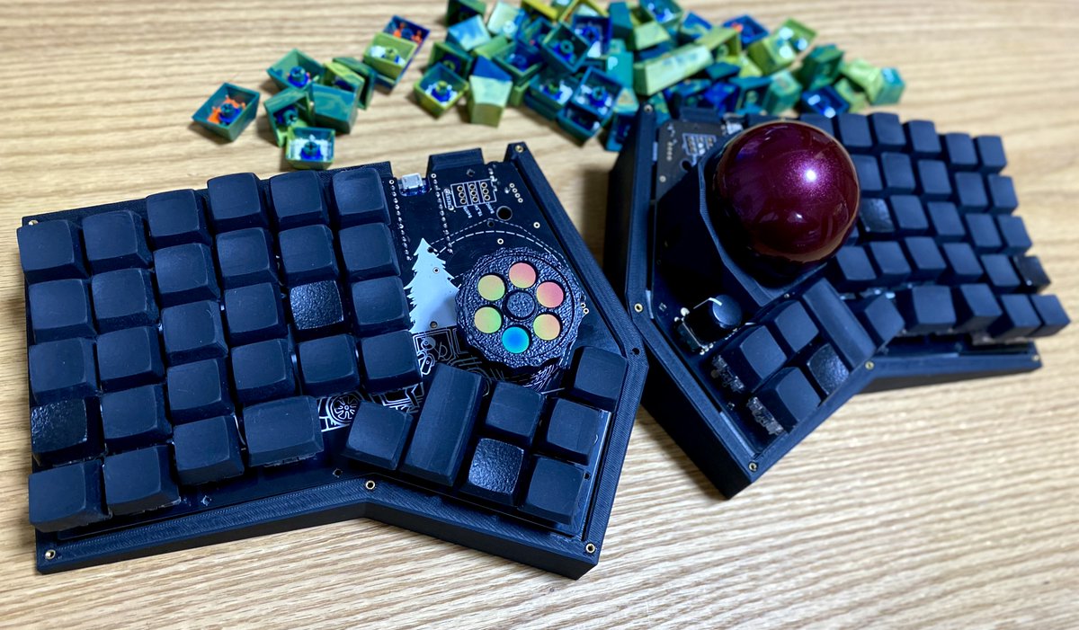 Title: 55mm大玉！！！ Keyboard :Mooose Switch: Durock Silent 