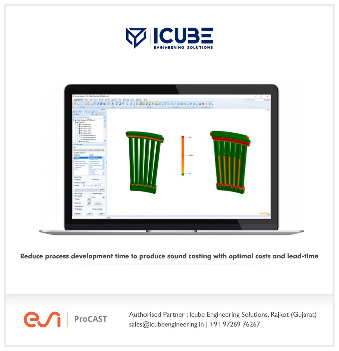 icube_engineer's tweet image. Enable Co-Design to achieve the best castability 

#esi #ProCAST #QuikCAST #castingsimulation #simulationsoftware #castingdefect #rajkot #gujarat #india #keysight

Send your inquire : sales@icubeengineering.in