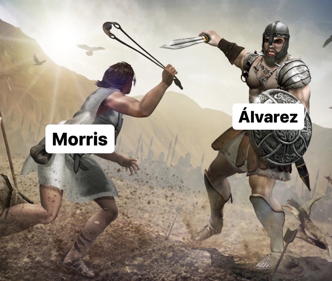 BKopacky's tweet photo. Prohrát se může, ale se ctí. We ready👒
#teamMorris #davidvsgolias https://t.co/IJwax4XDt6