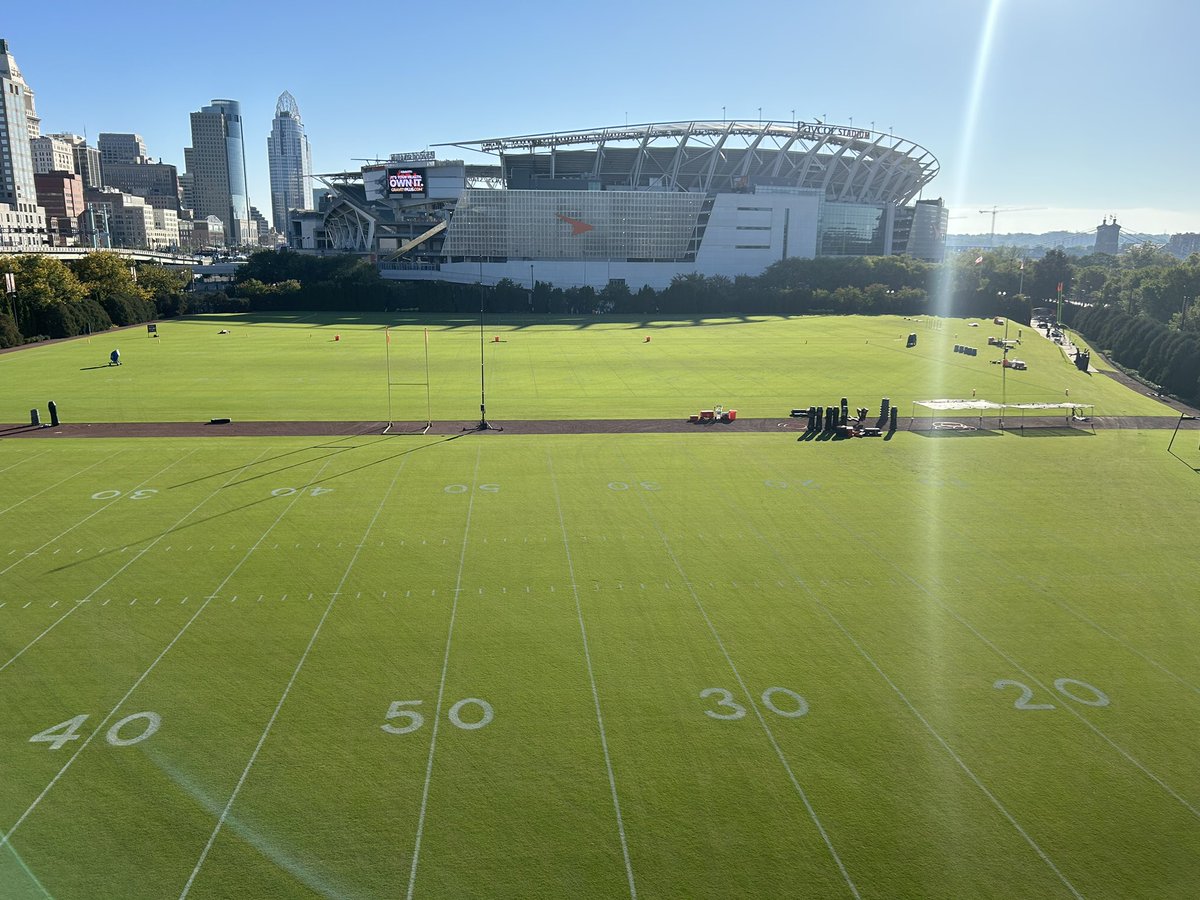 Looks good in the morning sunshine!!  <a href="/WhoDey_UK/">Bengals UK</a> <a href="/Bengals/">Cincinnati Bengals</a>