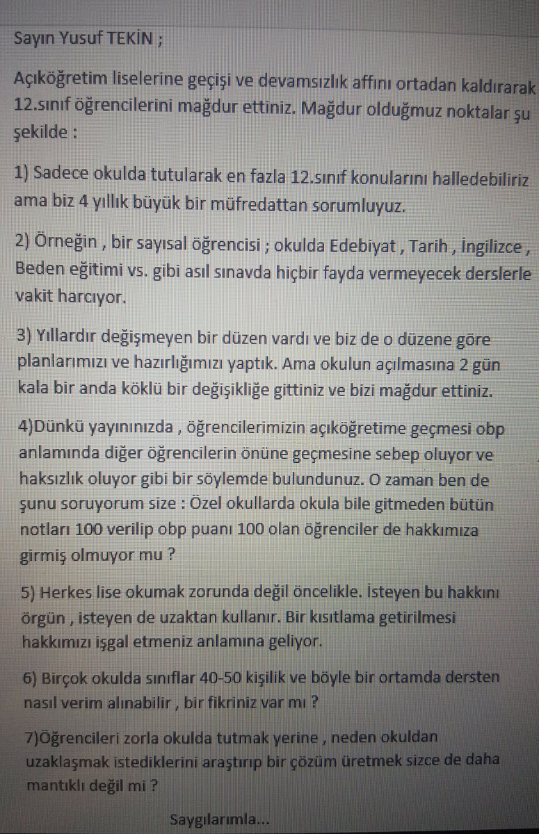 VeyselK32097781's tweet photo. Yusuf Tekin bunlara bir cevap ver. Niye duymazlıktan geliyorsun ?  #YusufTekin #YusufTekinistifa https://t.co/6VCCuWmJjm