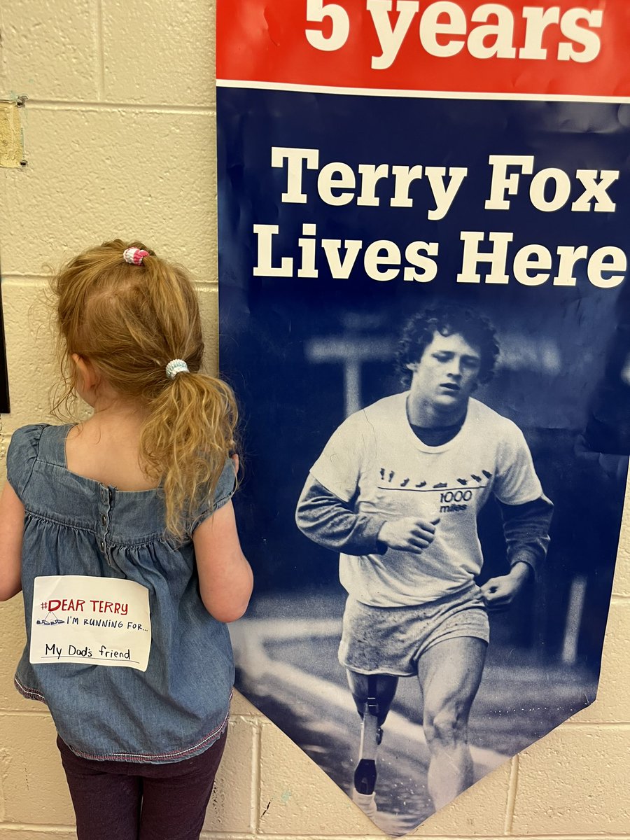 Our Terry Fox run was a success!!! Ss worked hard and completed over 280 laps of our schoolyard which equals to roughly 110km as a combined total for our Kindergarten/1 class!! 🏃‍♂️ 🏃‍♀️ 🏃 #tryliketerry