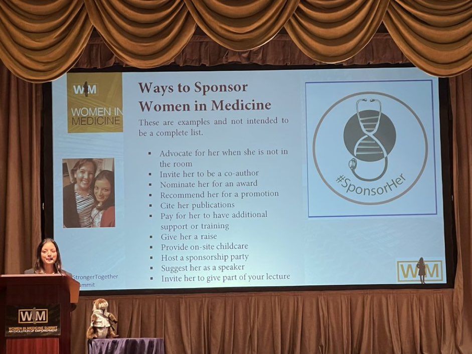 Advocate, Pay, Mentor, SPONSOR women 👏 @ShikhaJainMD #WIMStrongerTogether @wimsummit