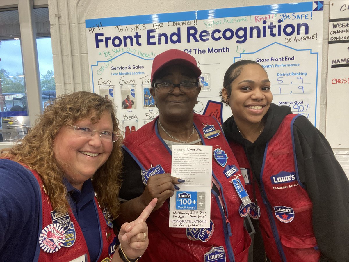 Angela Grow (@grow_angela) on Twitter photo Huge Shout Out 📣📣to Delphine on earning her silver credit badge for Q2! Thank you for signing up over 100 customers and creating that loyalty shopper!! <a href="/PatrickALawson/">Patrick Lawson</a> <a href="/TravisTalbert7/">Travis Talbert</a> <a href="/LauraGibsonR1/">Laura Gibson</a> <a href="/BenitoKomadina/">Benito.Komadina@Lowes</a> ⭐️⭐️ Huge Shout Out 📣📣to Delphine on earning her silver credit badge for Q2! Thank you for signing up over 100 customers and creating that loyalty shopper!! <a href="/PatrickALawson/">Patrick Lawson</a> <a href="/TravisTalbert7/">Travis Talbert</a> <a href="/LauraGibsonR1/">Laura Gibson</a> <a href="/BenitoKomadina/">Benito.Komadina@Lowes</a> ⭐️⭐️
