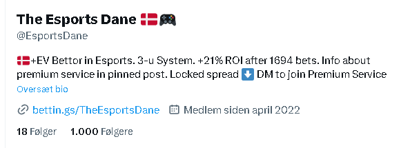 EsportsDane's tweet photo. I have hit the 1k followers mark, which I want to celebrate. 🥳

I will be giving away 2 prizes:

1st prize ➡️ 3 months subscription to my service (150€)
2nd prize ➡️ 1 month subscription to my service (60€)

To enter you must do the following:
Follow me ✅
RT this post 🔁 https://t.co/950nTBAsSO