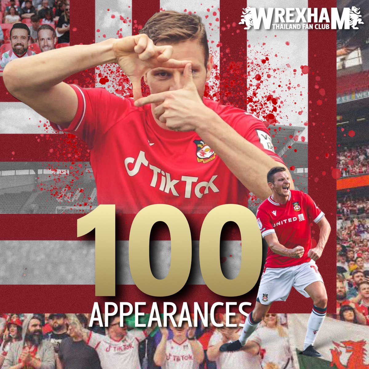 100TH APPEARANCES OF <a href="/PMullin7/">Paul Mullin</a> 
#WxmAFC
