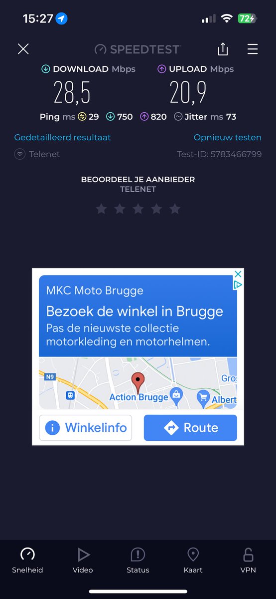 Paratroopa84's tweet photo. @Telenet nu ik verwacht niet dat het 1000mbps is maar dit is me nu toch wel iets te weinig…. https://t.co/Gf5V5oxHA9