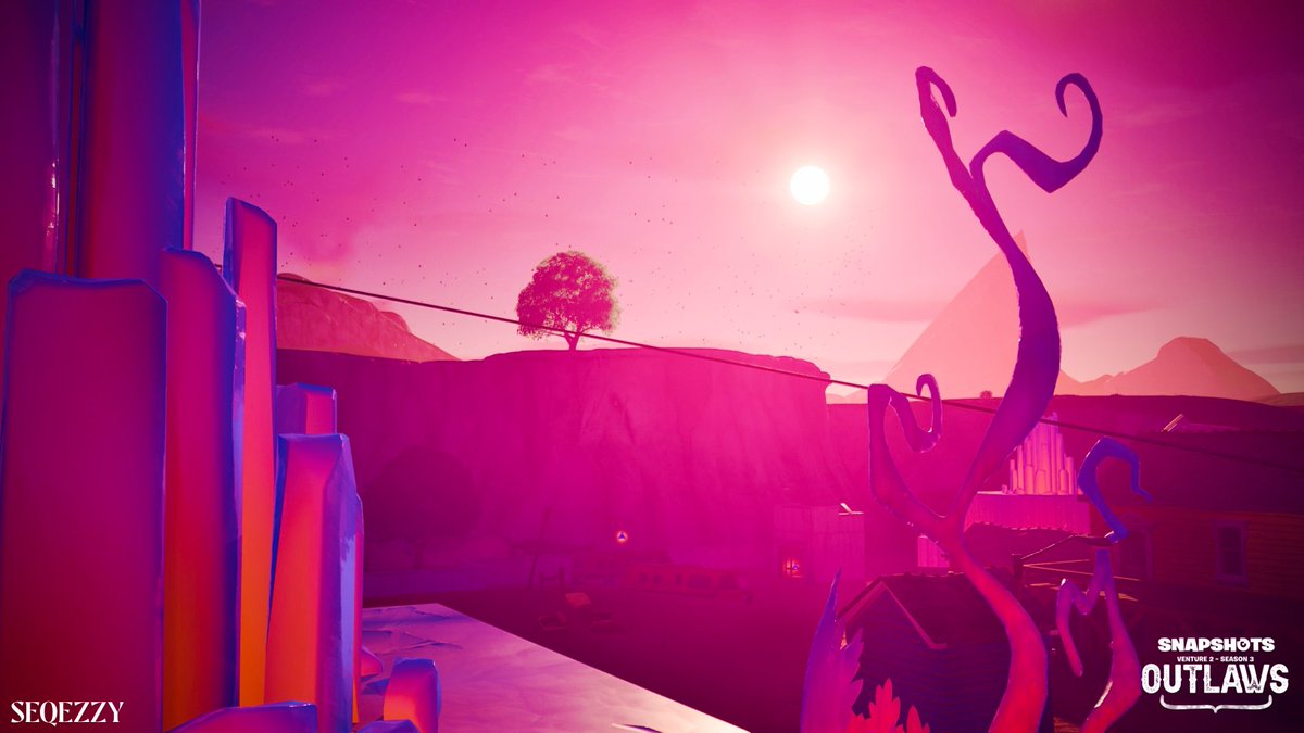Sezvyn_'s tweet photo. This town ain't big enough for the 2 of us…🤠
You run this town now. Embrace your wild side in @PlaySnapshots Venture 2 – Season 3: Outlaws made by @JakusCreates!
Island Code: 3105-3277-8723
#Fortnite #Fortographs #UEFN https://t.co/za1h9DZNl3