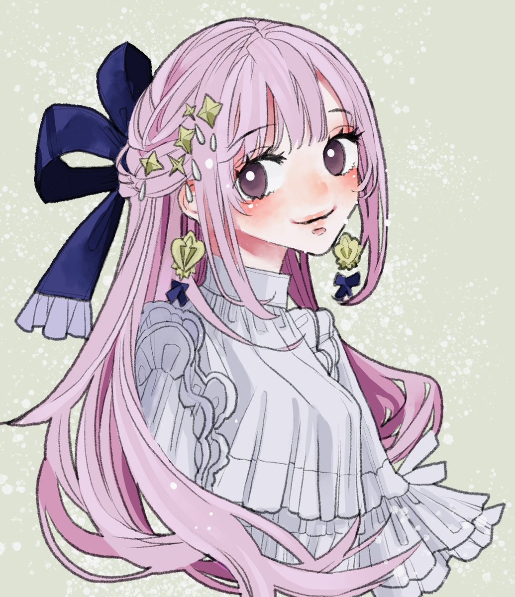 「今夜はこの辺で休みます明日もきっと素敵な日になるね皆様おやすみなさい良い夢を 」|中山 初夏@お洋服とお絵描きのイラスト