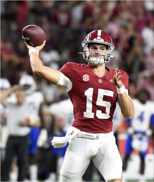 QB 1 & QB 2 Milroe 1 Simpson 2 ranking by Completions Attempts Yards Completion Percentage Average Long Touchdowns interceptions Style Total Ranking #Alabamaathletics #RollTide