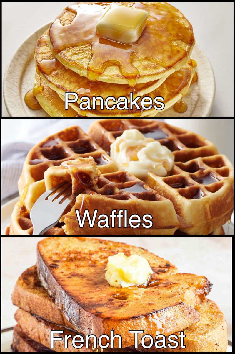 If you had to choose one of these for a meal this morning, which one would you go with?