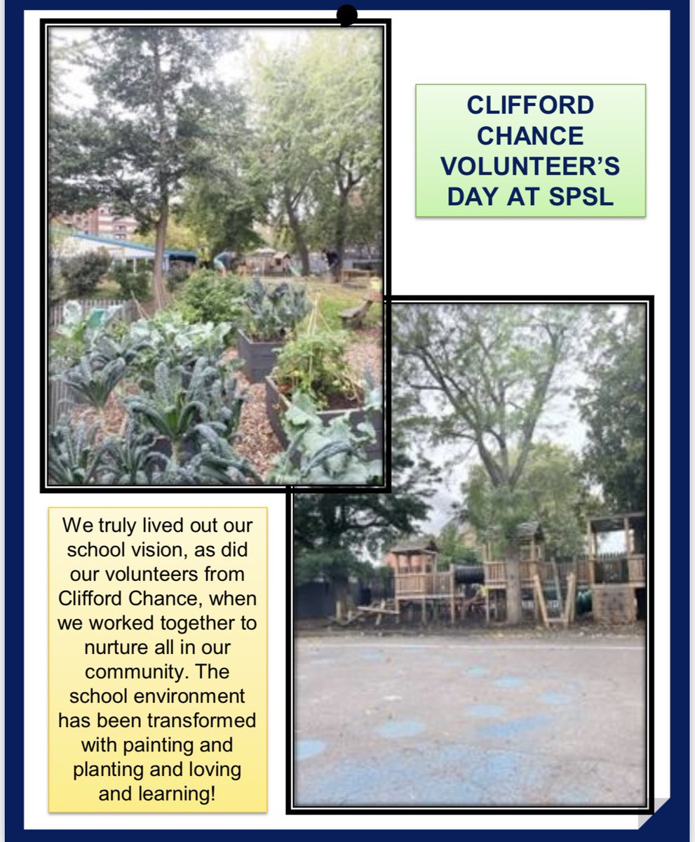 Thank you to the <a href="/Clifford_Chance/">Clifford Chance</a> volunteers for their hard work and contribution to our school!