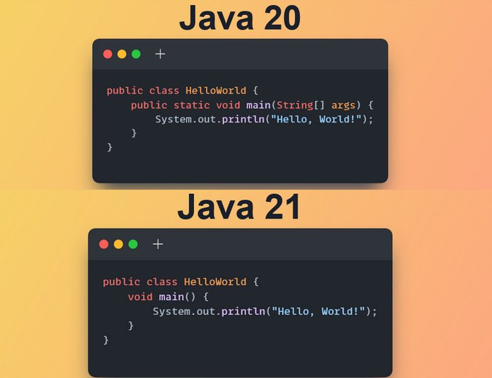 In my opinion the general availability of virtual threads made 21 the most disruptive and innovative Java release since 8...

... and still people seem to focus on stuff like this 👇

Sometimes I really don't understand developers 🤷
