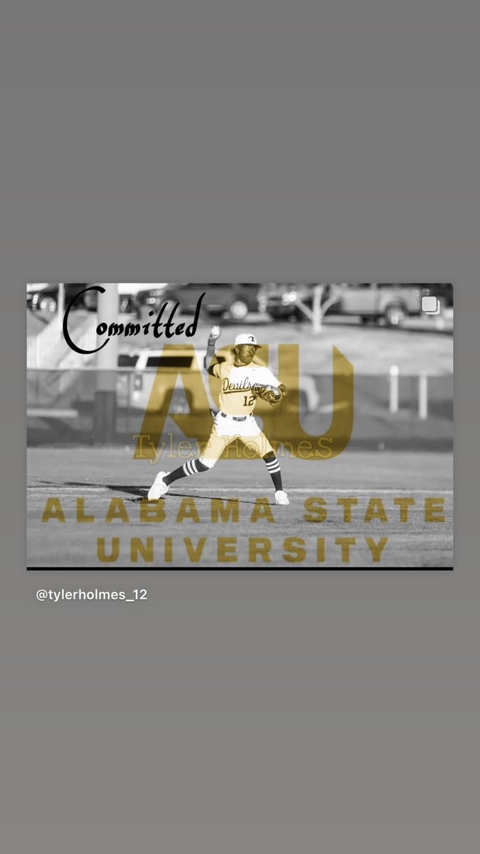 I am truly blessed, honored and excited to accept your baseball  offer. I appreciate the opportunity to be a part of your program and look forward to contributing both on and off the field. Thank you for believing in me, and can’t wait to join the team and represent <a href="/BamaStateBB/">Alabama State Baseball</a>