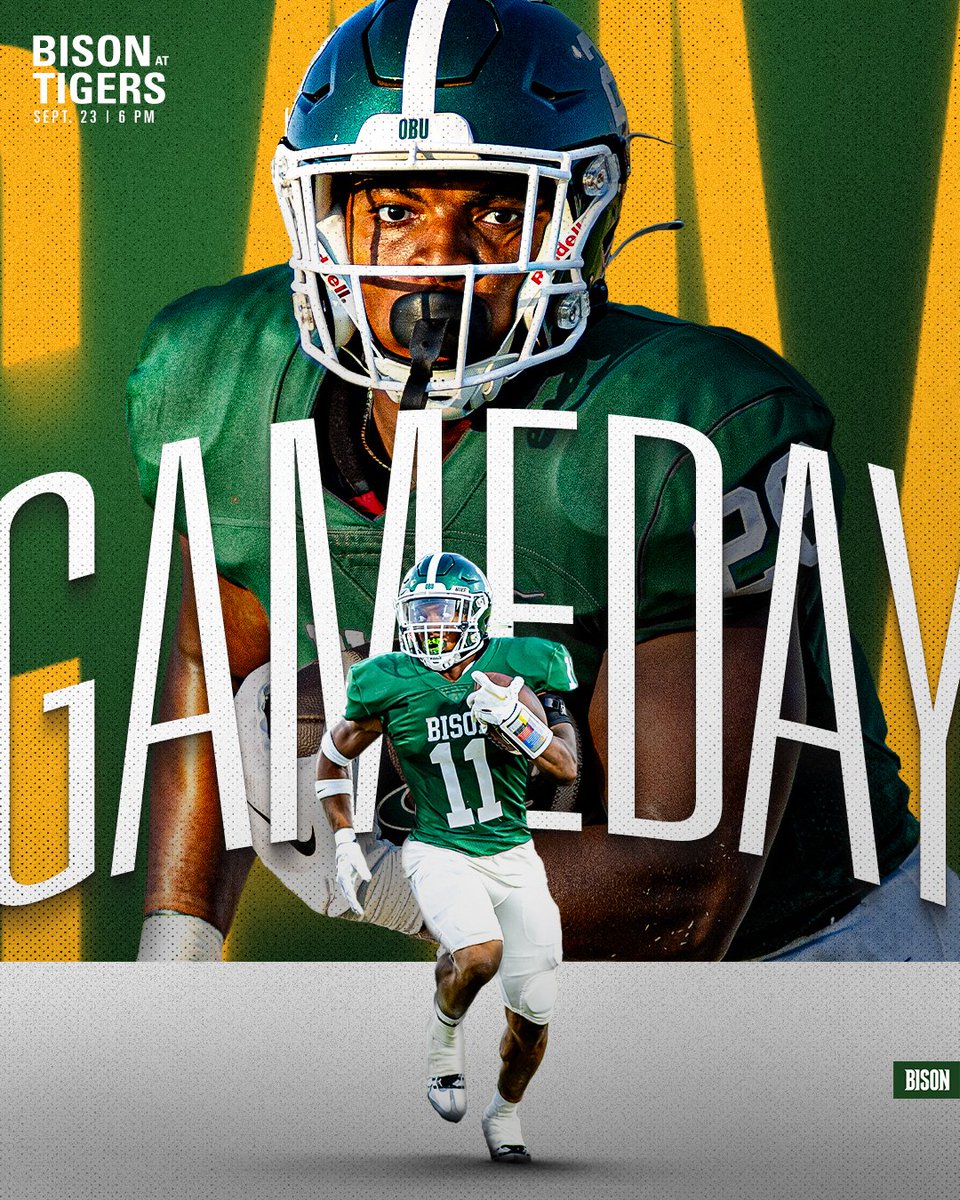 Bison. Tigers. Tonight.

🆚 | East Central
⏰ | 6 PM
🎟 | t.ly/OlYgF
🎥 | t.ly/1MjQQ
🎙 | t.ly/MkZS9
Live Stats | t.ly/KCV2x

#OnToVictory