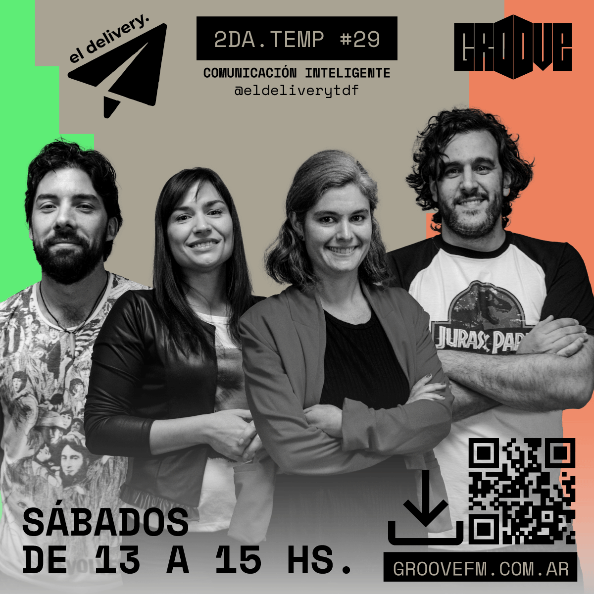 eldeliverytdf's tweet photo. Hoy de 13 a 15 hs por @GroovefmOk
la #ComunicaciónInteligente llega de la mano de
@gonzalobzamora @NataliaCaso y @AgusFaure82 

✅RONDA DE NOTICIAS.  
✅ COLUMNA DE ULISES BALZA, ACOMPAÑADO DE DANILO HERNÁNDEZ OTAÑO PARA HABLAR SOBRE: "DEMANDA AL ESTADO POR FENÓMENOS NATURALES" https://t.co/Qicnz6e172