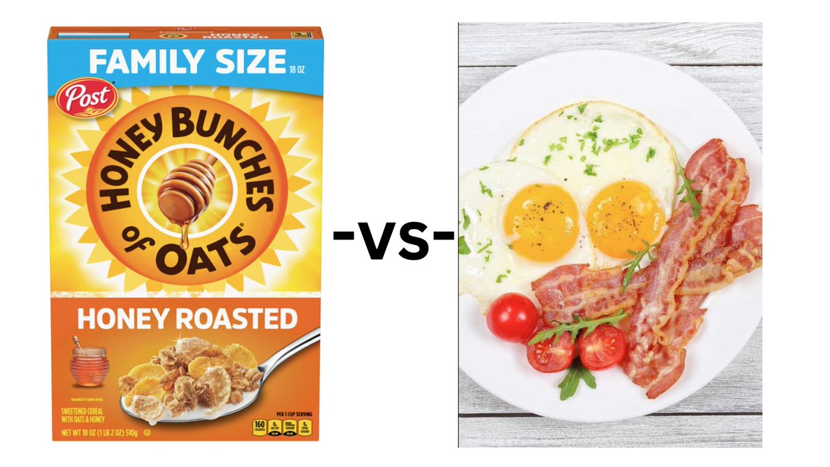 KenDBerryMD's tweet photo. Will you be feeding your children Industrially Produced Edible Substances for breakfast, or real food? https://t.co/VX1z11FhVa